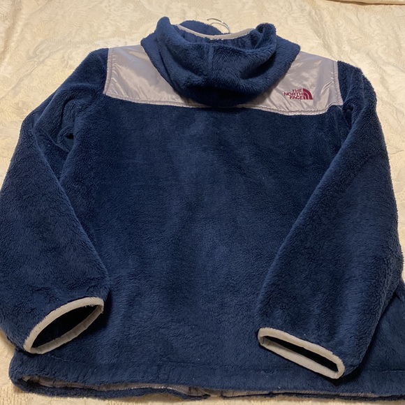 The North Face navy fleece zip up jacket - Picture 2 of 2